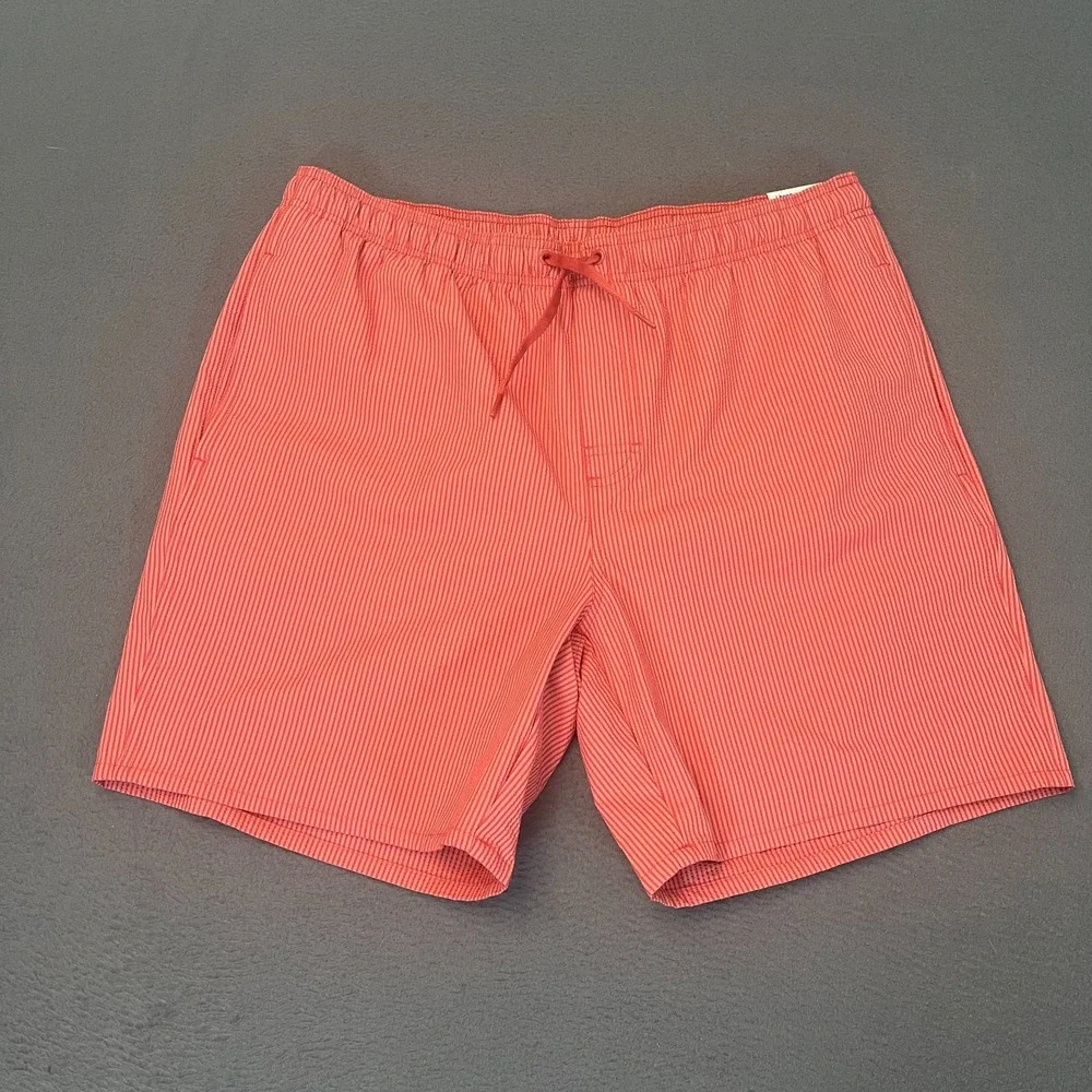 Old Navy Mens Size Large Pink Red Swim Trunks 7